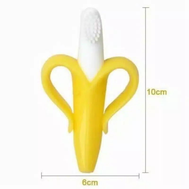 MAINAN GIGITAN BAYI PISANG / BANANA TEETHER