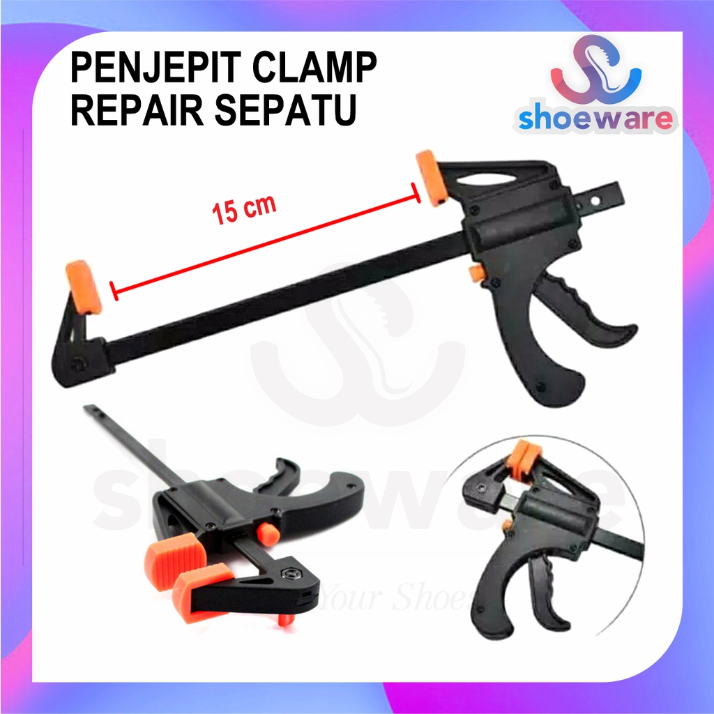 Penjepit clamp repair sepatu/ ALAT PRESS SEPATU PRAKTIS/ PENJEPIT LEM SEPATU