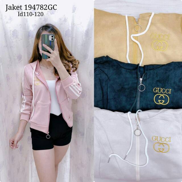 JAKET WANITA IMPORT PREMIUM RESLETING GUCCI 194782GC
