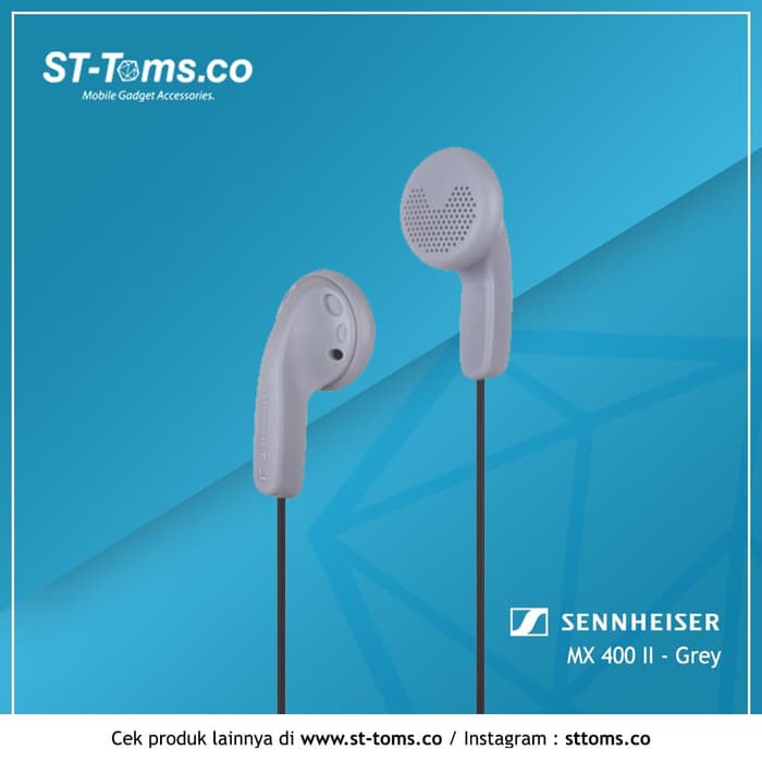 Sennheiser MX 400 II Earbud Headphone - Grey