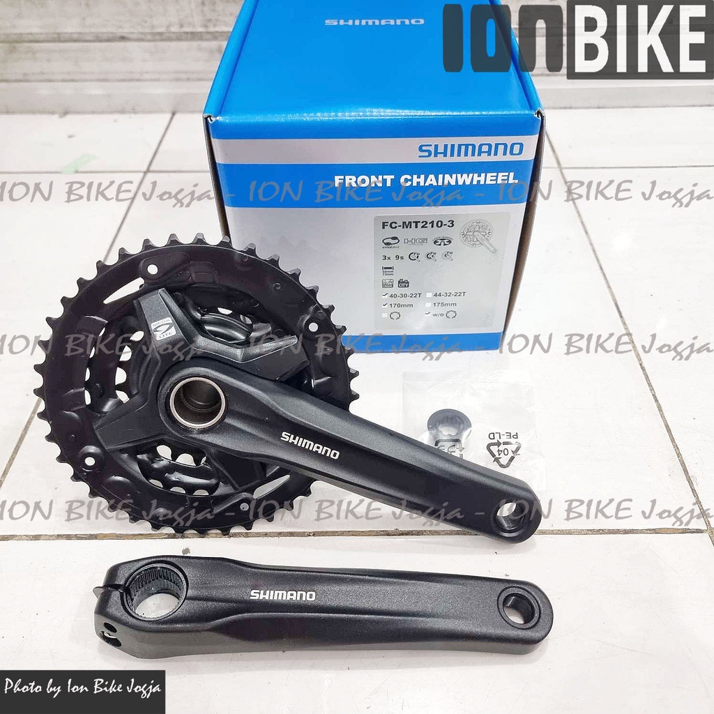 Crank Shimano Altus MT210 HT2 40 30 22 T Hollowtech 2 Crankset 40T HT Crank Set Mt200 Hollow Tech Se