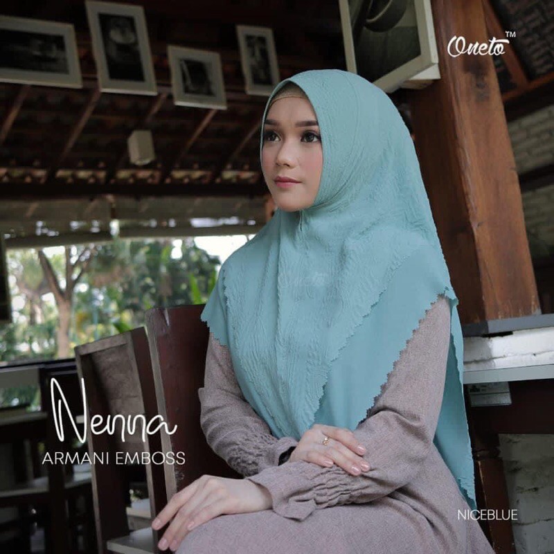 Khimar Armani Embos | Khimar Neena | Khimar | Khimar Mini | Oneto Hijab