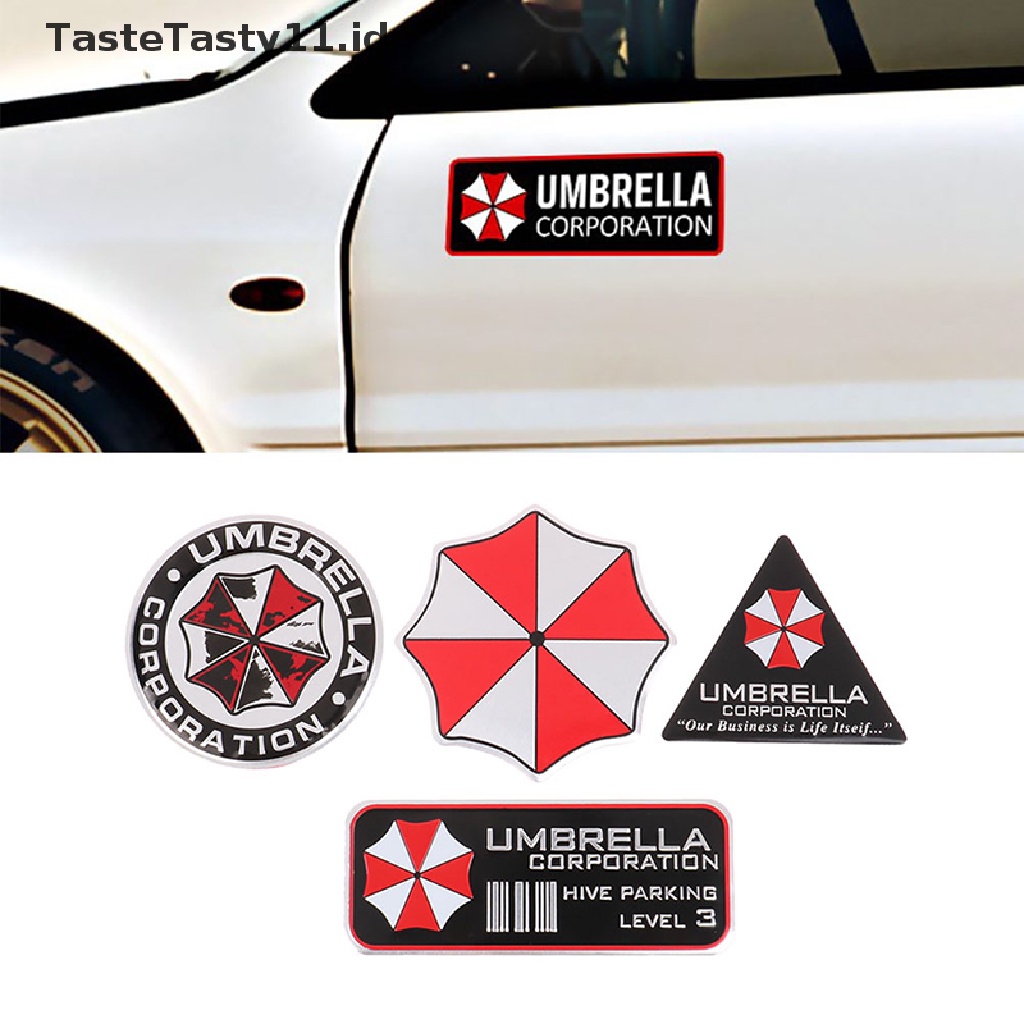 【TasteTasty】 Car Sticker Decal Umbrella Corporation Sticker Parking Motorcycle Auto Decorate .