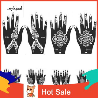 1Pc Template Cetakan Tato  Henna Bahan Kertas  Ukuran 