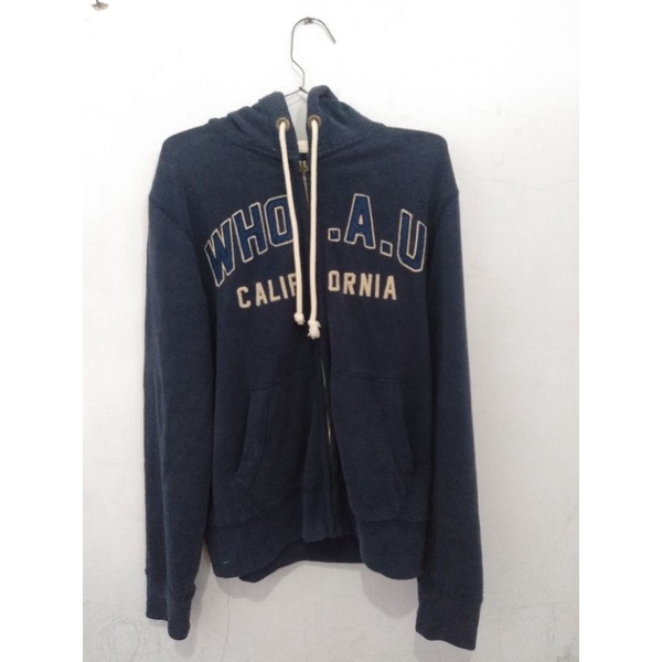 Hoodie Zip California WHO A.U