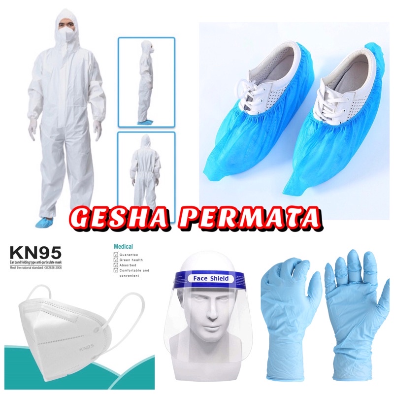Paket APD Lengkap Hazmat Fullset Paket APD Hemat Lengkap