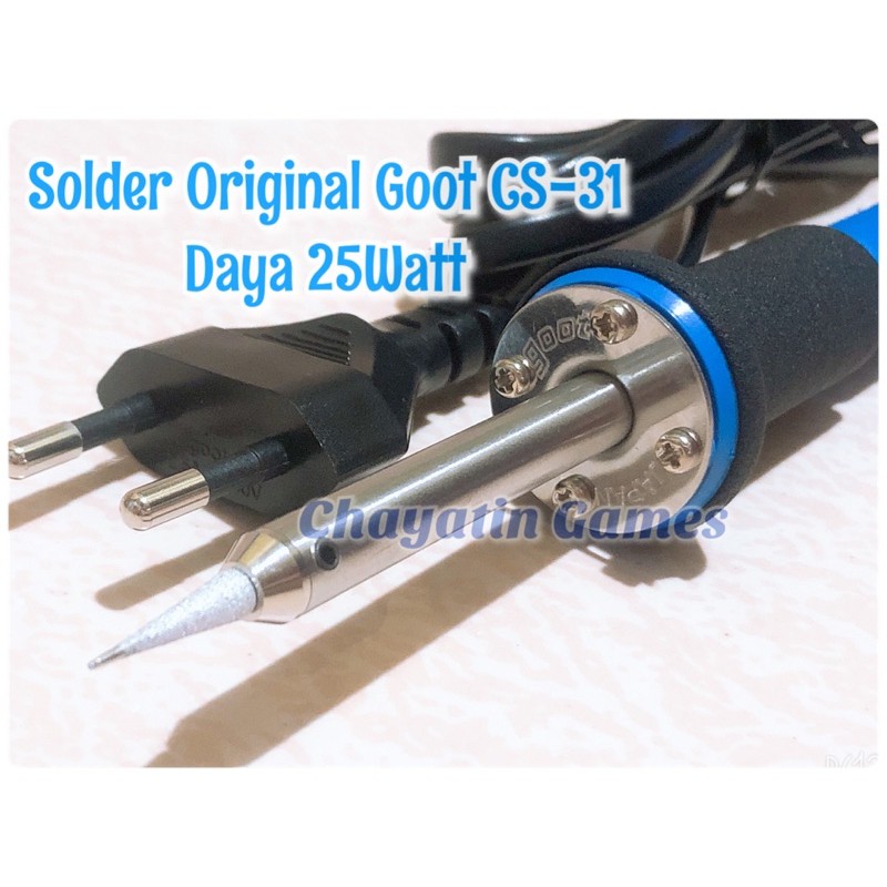 SOLDER ORIGINAL GOOT Type CS-31 / CS 31 / CS31 25 Watt