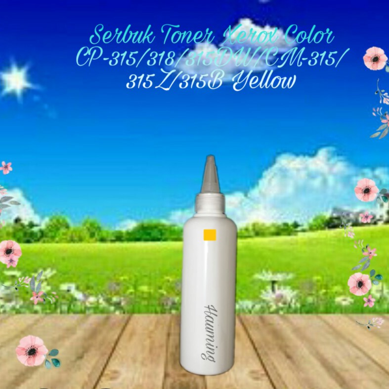 Serbuk Toner Xerox CP315 CP318 CM315 CP315DW CM315B CM315Z CP-315 318 CM-315 Yellow 1x Isi