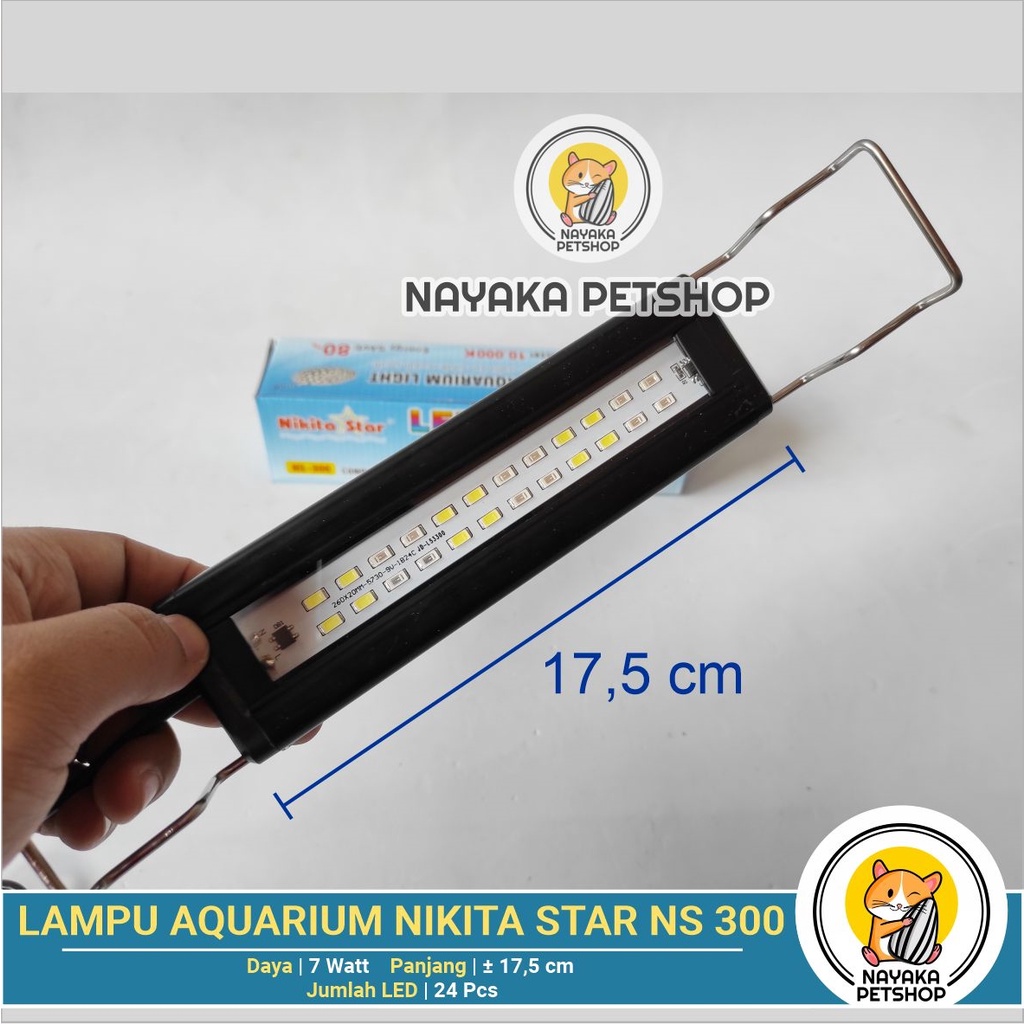 Nikita Star NS 300 30 cm Lampu Led Aquascape Aquarium