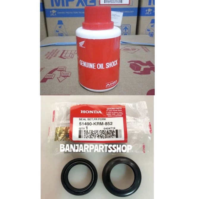 PAKET SHOCK DEPAN SEAL SHOCK DEPAN CB150R LED CBR150R LED SONIC SUPRA GTR SS8175ML 51490KRM852 SEAL 