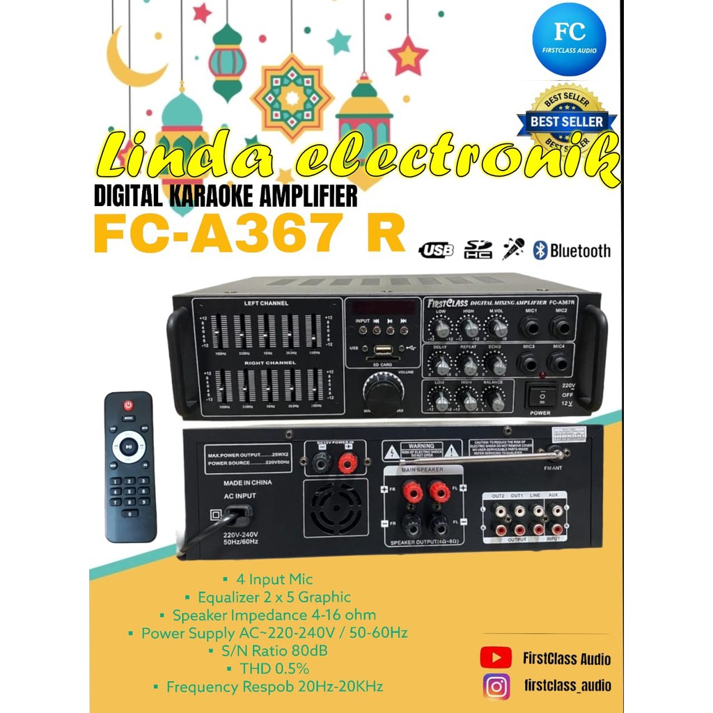 ampli bluetooth fc a367 fristclass BLUETOOTH amplifier fca 367 fca367r fca 367r