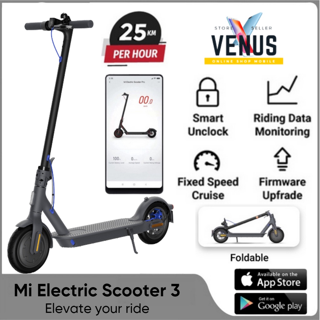 Mijia miElectric Scooter 3 25km/h Maximum Speed Travel Up To 30km Skuter