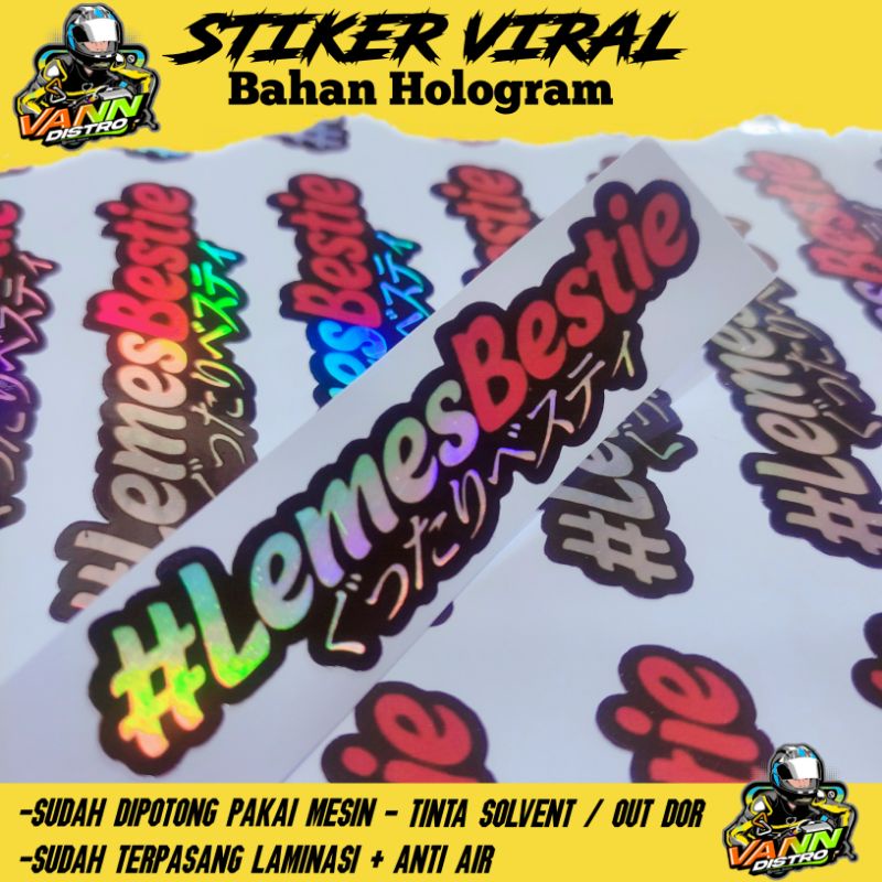 Stiker LEMES BESTIE