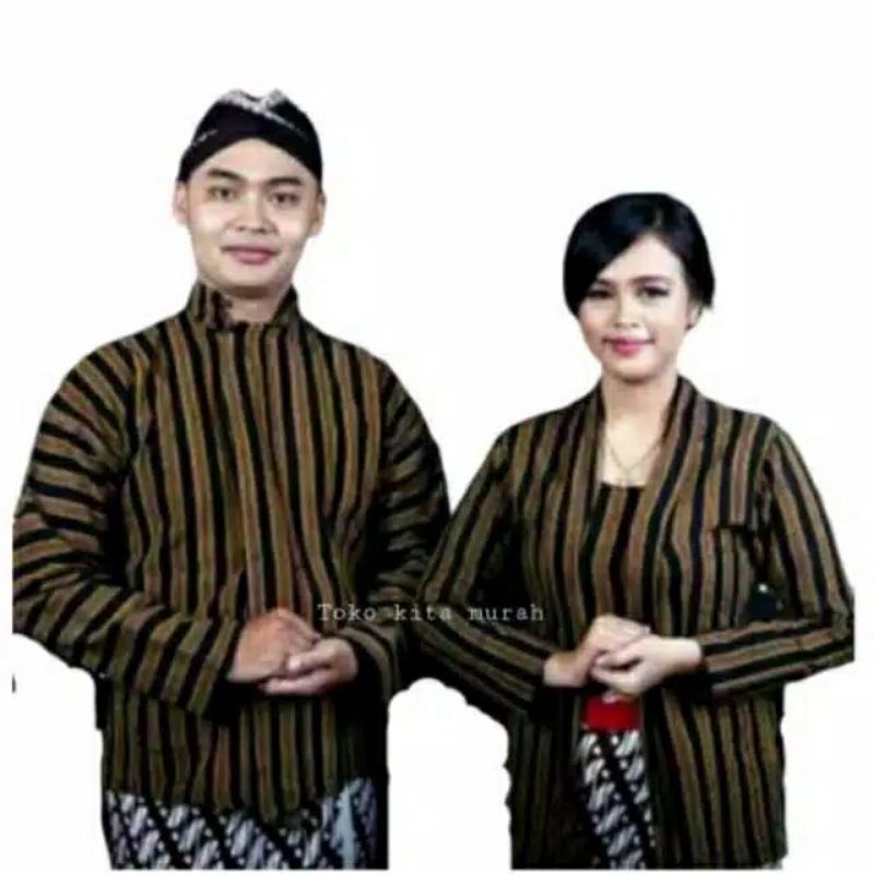 lurik couple / baju lurik pria / baju lurik wanita / Surjan lurik