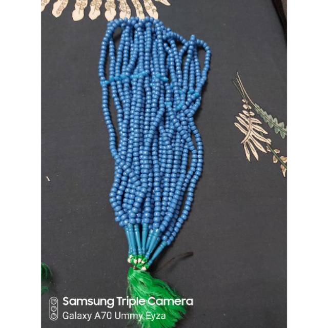 Tasbih Ban Radial warna biru