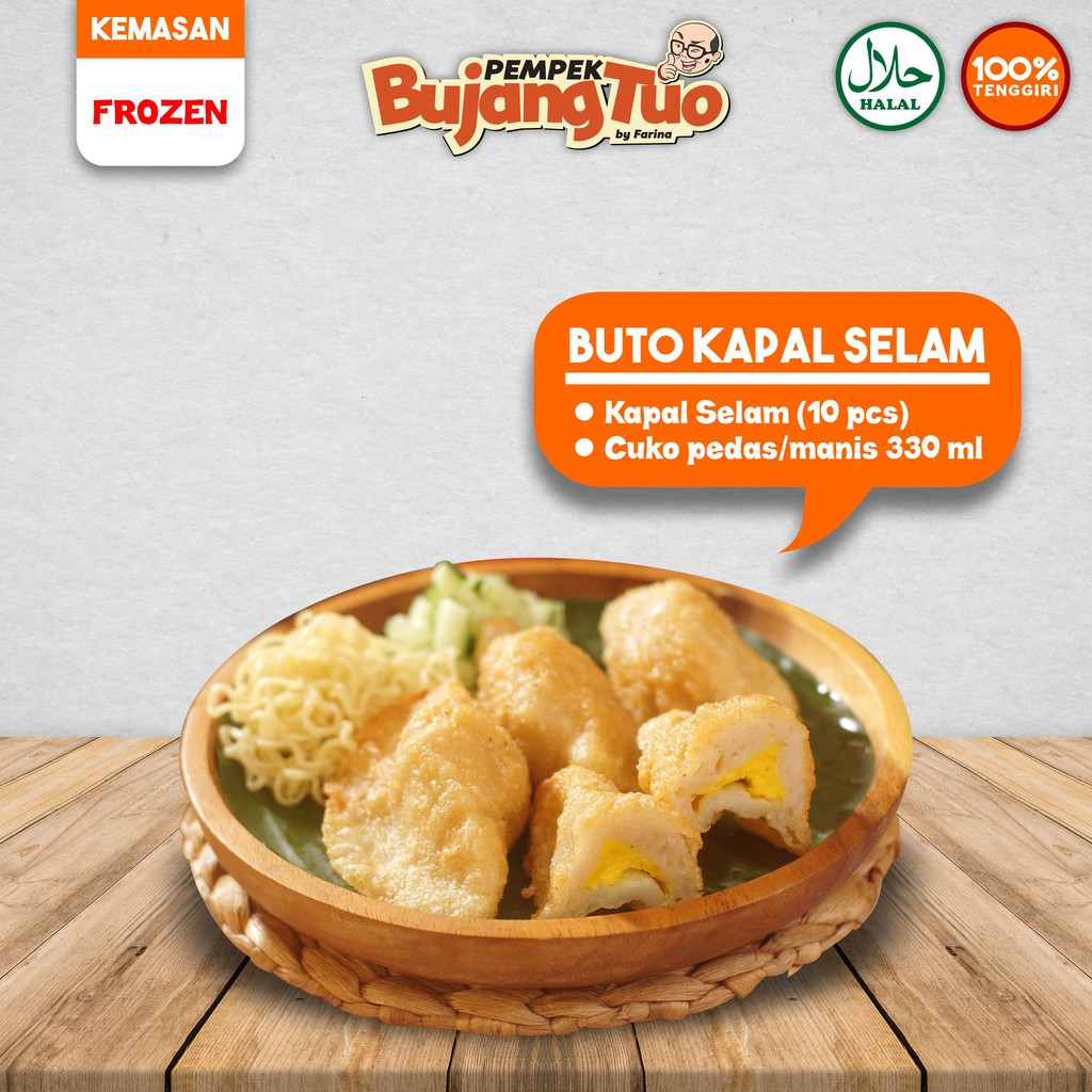 Pempek Bujang Tuo Kapal Selam by Farina