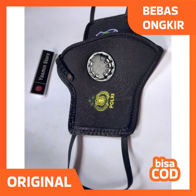 terlaris - masker kain masker security Polri satpam masker dua lapis -Rumah Atribut