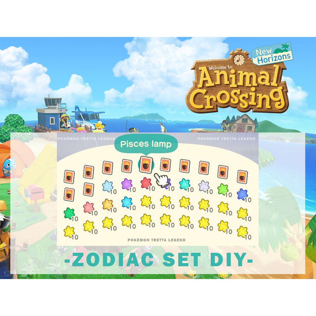 Complete Zodiac Set DIY Lengkap BELLS NMT Animal Crossing Shopee
