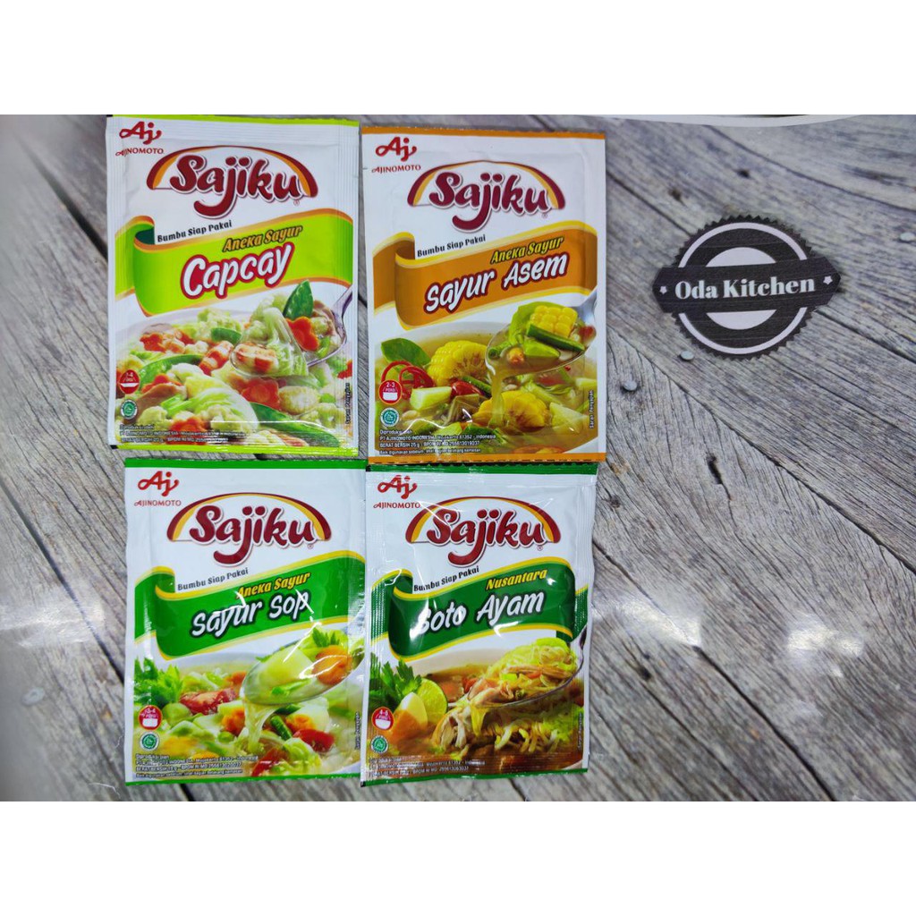 SAJIKU BUMBU SIAP PAKAI 20gr CAPCAY SAYUR ASEM SAYUR SOP SOTO AYAM