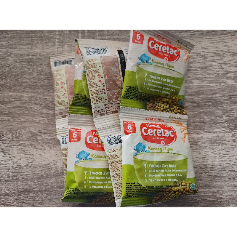 Nestle Cerelac Kacang Hijau Sachet per Renceng