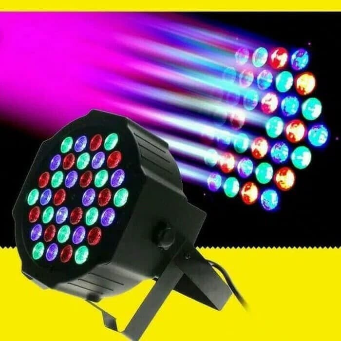 Lampu Sorot Disco LED Par 36 Mata - RGB / Lampu Panggung LED