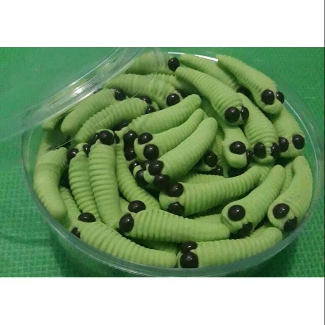 

Kue Ulat hijau (500gram)