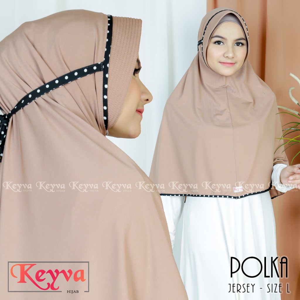 Hijab Instant Polka L ORI Keyva Hijab