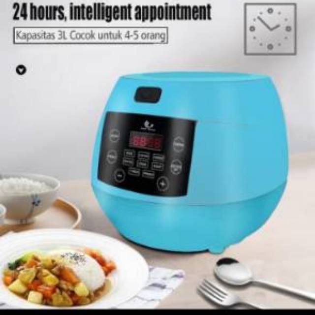 Jual Rice Cooker Han River Smart Rice Cooker Penanak Nasi 1L Garansi