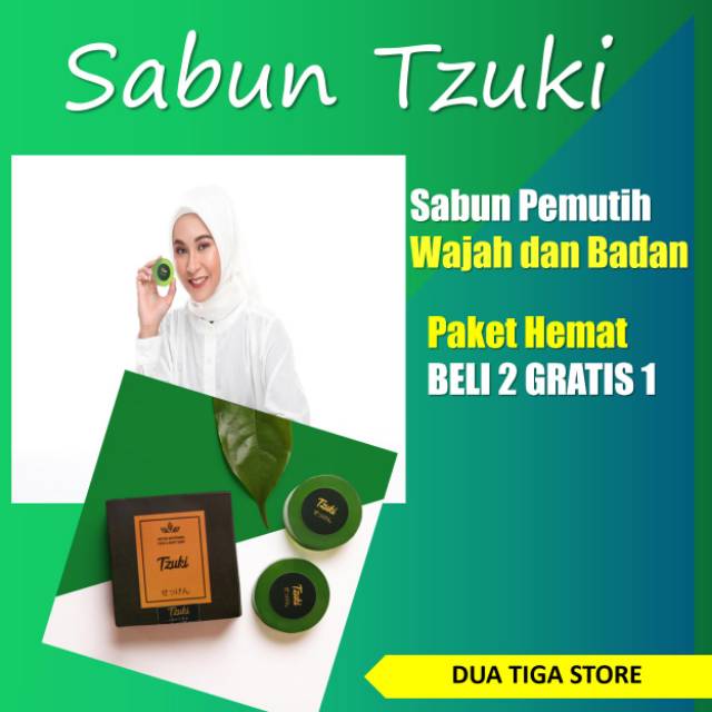 [BAYAR 2 DAPAT 3] SABUN TZUKI/ SABUN TZUKI BADAN/ SABUN TZUKI ORIGINAL/ SABUN TZUKI PERAWATAN WAJAH