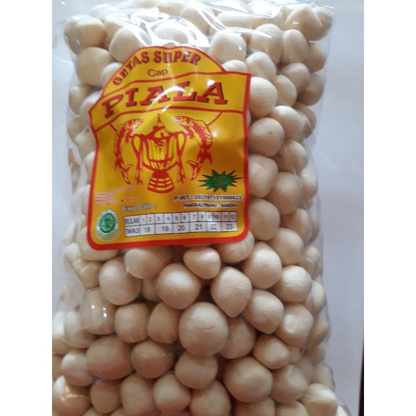 

Kerupuk getas tenggiri super bulat cap piala logo kuning merah 500 gram