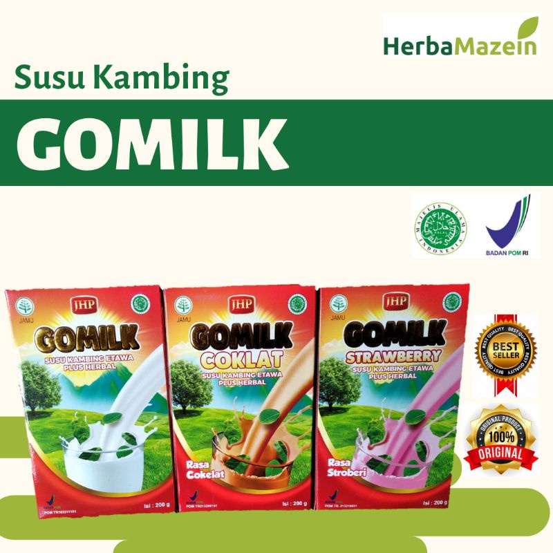 

Susu Kambing Etawa Plus Herbal GOMILK | All Varian Rasa