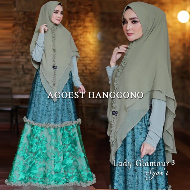 Gamis syari Lady Glamour 3 by Agoest Hanggono