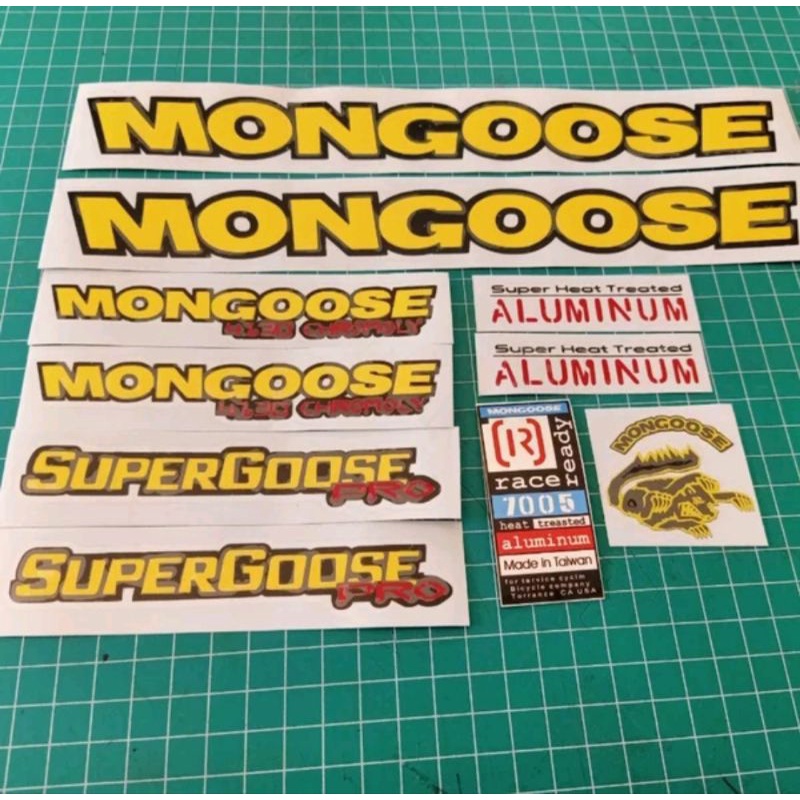 stiker sepeda mongoose supergoose