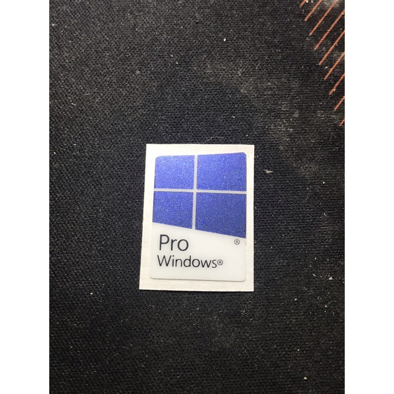 

Sticker stiker logo MS Windows pro tipe lama