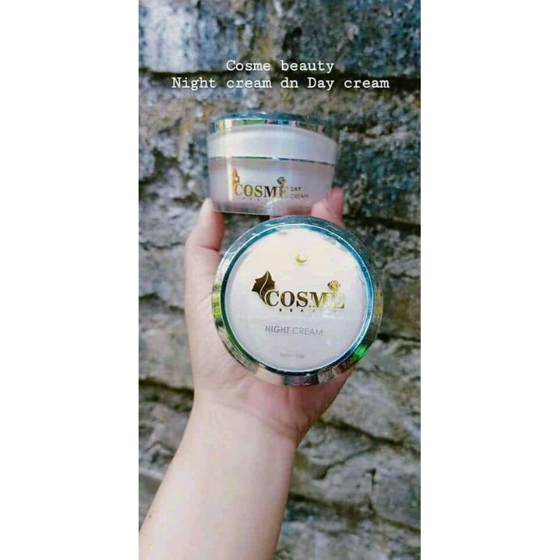 Cosme beauty Day cream & night cream BPOM halal