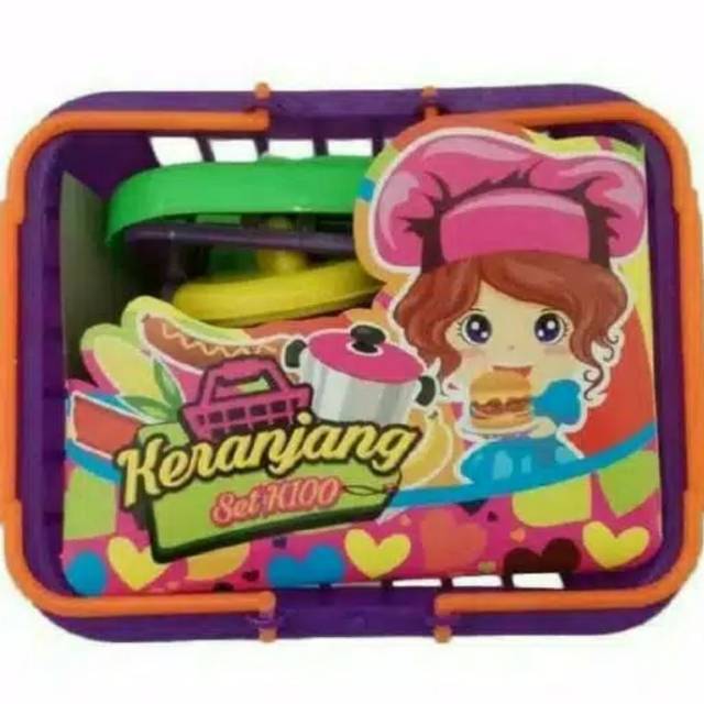 Mainan Masakan Keranjang Set K100