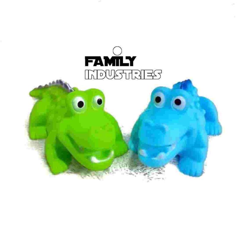 MAINAN BUAYA KARET PENCET/MAINAN BUNYI