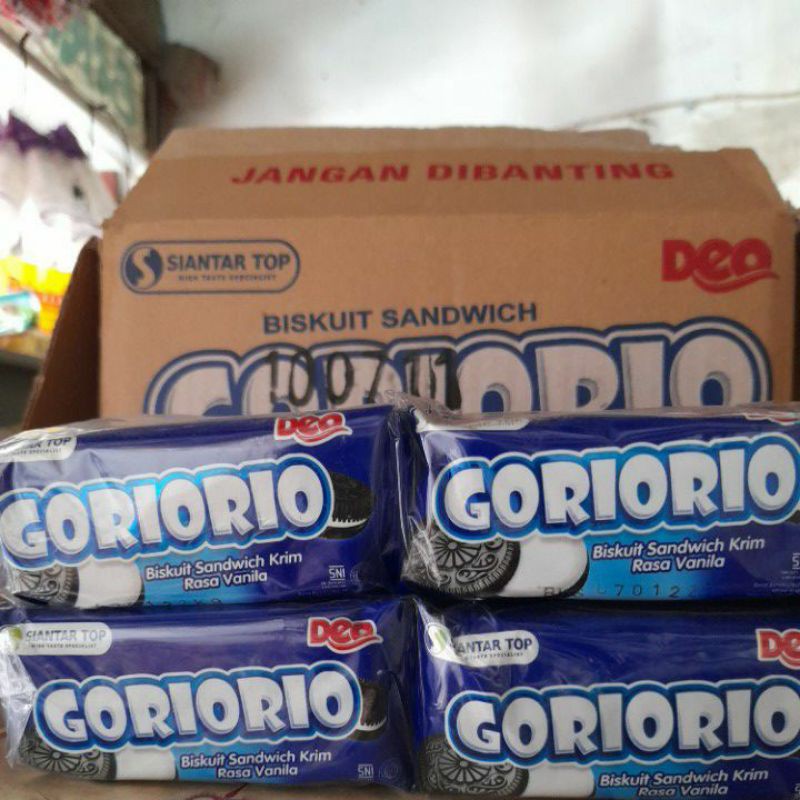 

Biskuit oreo goriorio krim vanila renceng