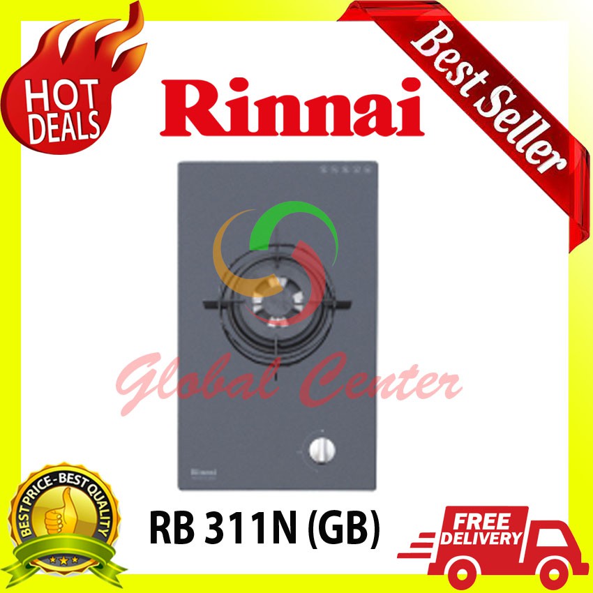 Kompor tanam Rinnai 1 tungku RB 311N GB