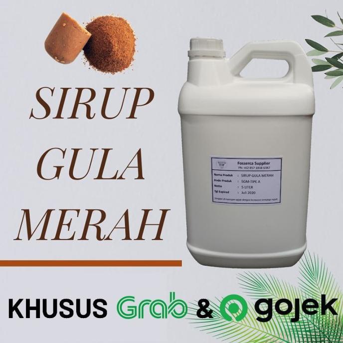 

Gula Aren Merah Cair / Brown Sugar Syrup - 5 Liter Jerigen | Minuman