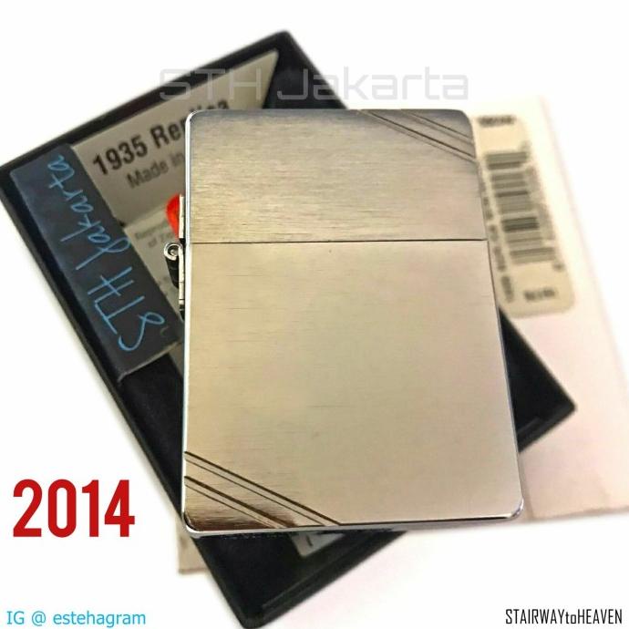 zippo Replica 1935 outside hinge slash 3 barrels engsel replika barrel