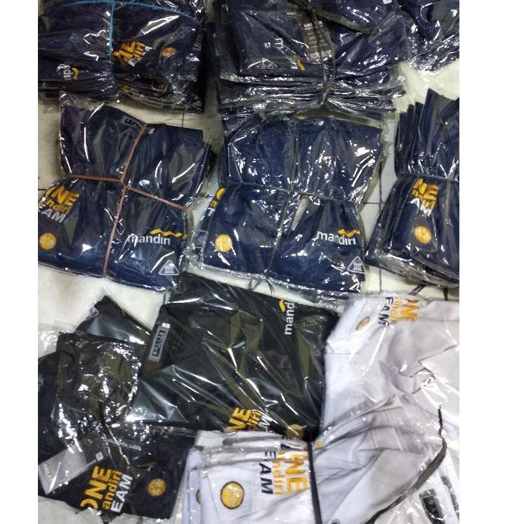 Tidak Diragukan.. Seragam Bank mandiri PDL Baju Mandiri Baju One mandiri Team READY STOK TANPA PO