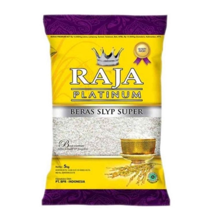 

Beras Raja Platinum super 5kg