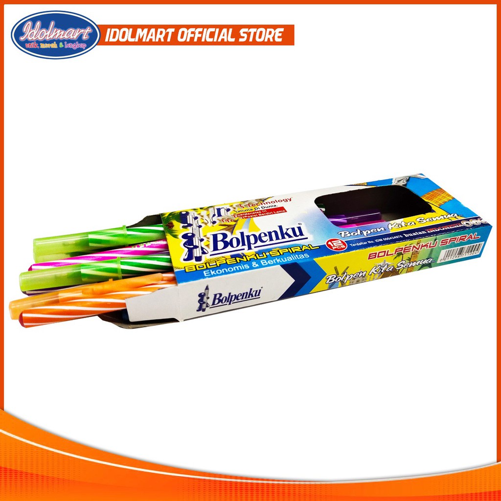 IDOLMART  Pen Lilin Bolpenku /Bolpoin/isi 12 pcs Surabaya