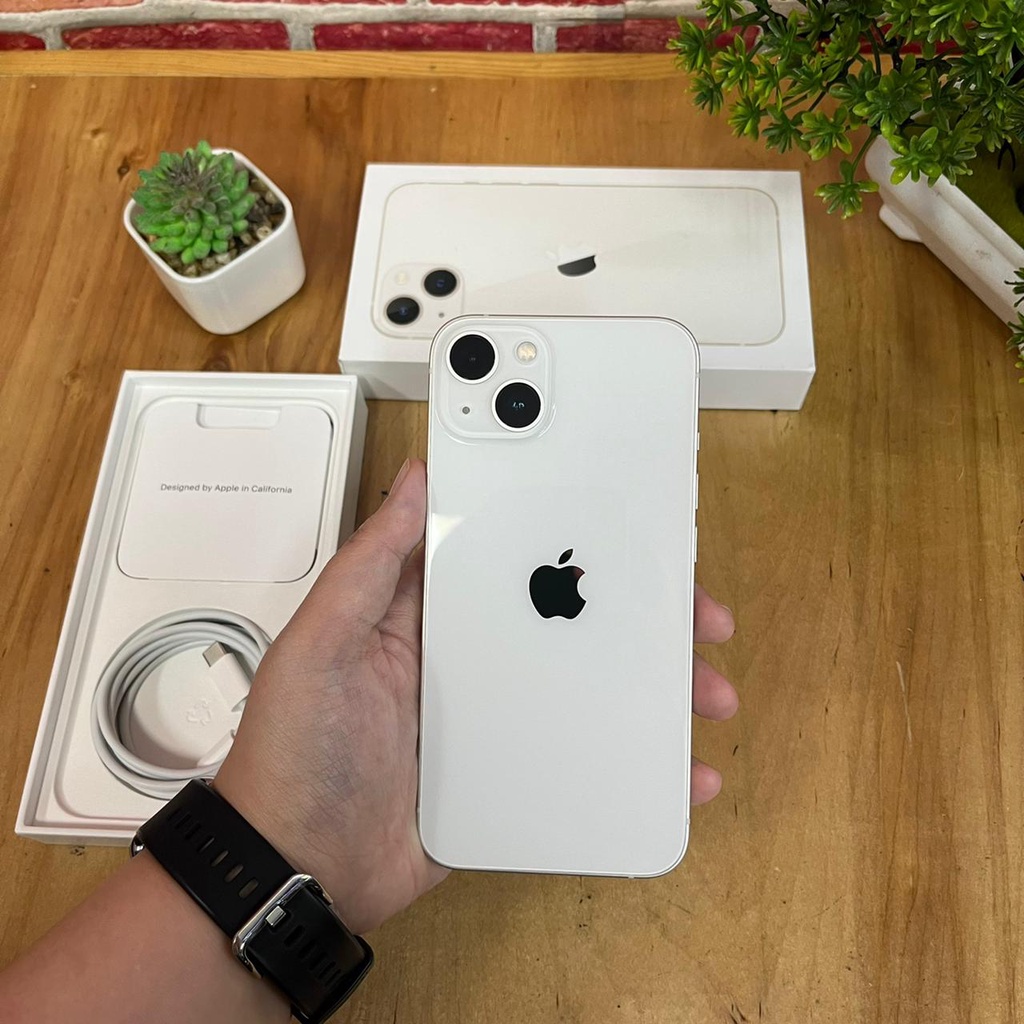IPhone 13 128gb White Dual Nano Sim Like New Internasional