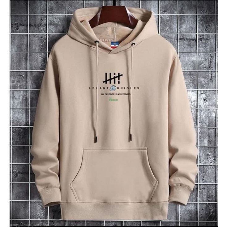 Jaket sweater hoodie pria Hii cowok