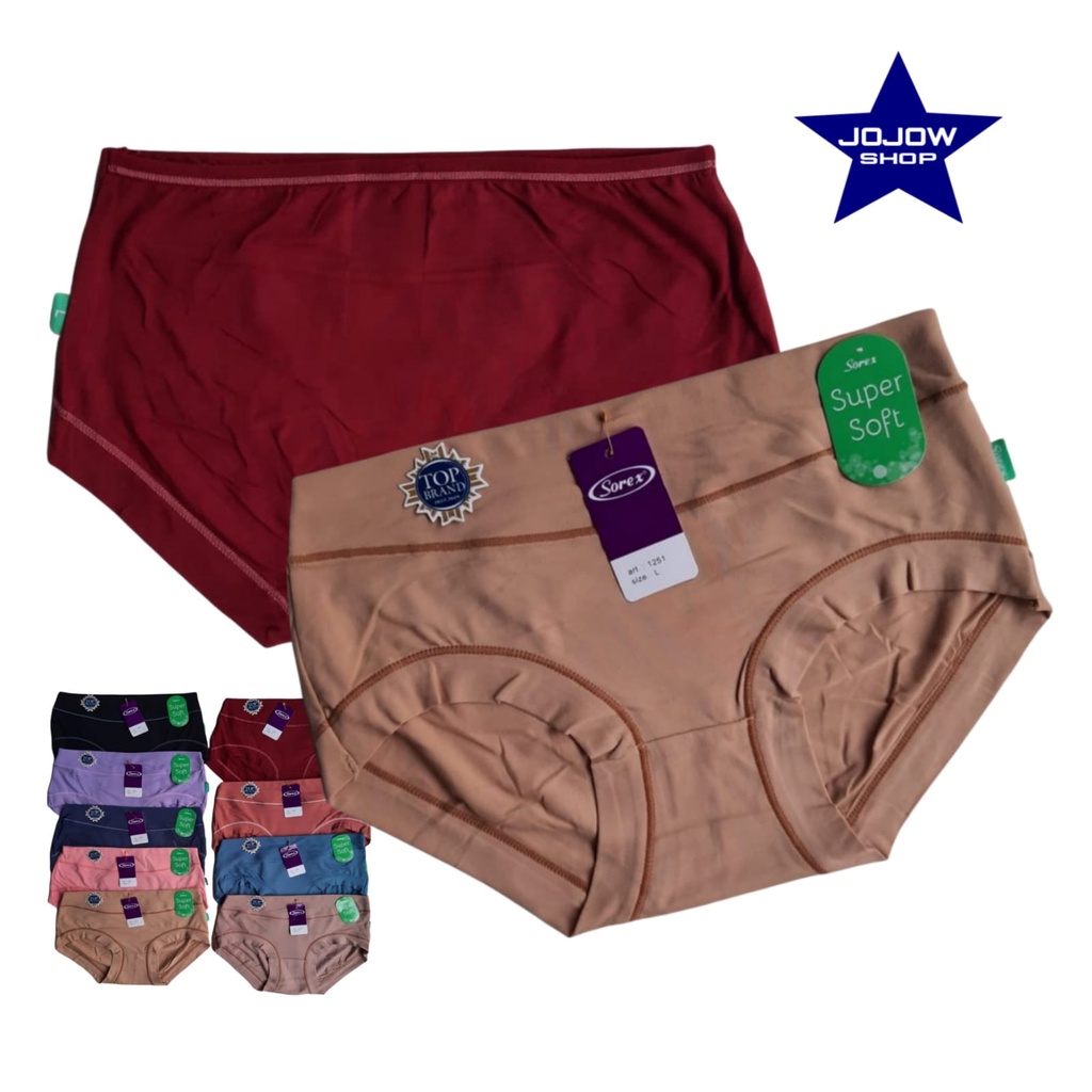 1 LUSIN - CD SOREX 1251 CELANA DALAM WANITA