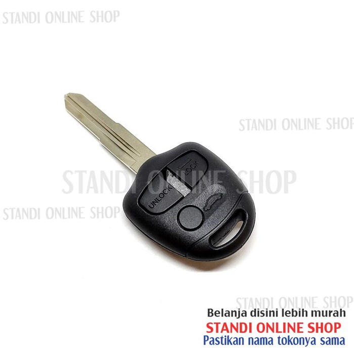 Casing Rumah Kunci Key Shell Mitsubishi Lancer 3 Tombol