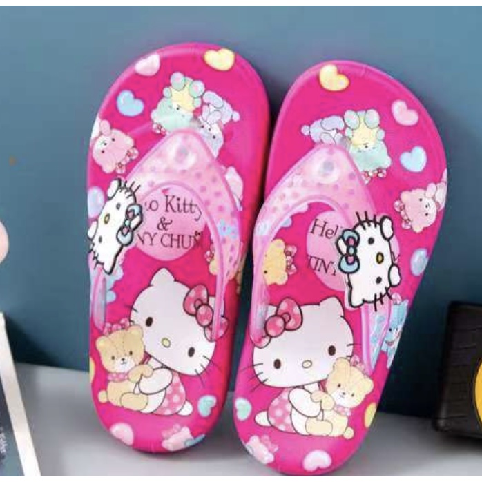 babyfit KARAKTER CARTOON sendal jepit anak cewek cowok unisex import sandal pvc karet ml-1011