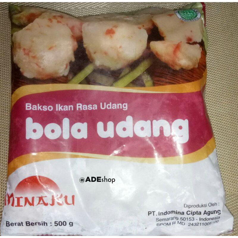 

baso bakso udang minaku 500gr gram